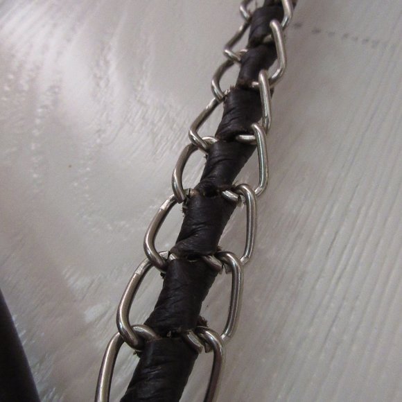 Oversized Brown COWHIDE Leather Shoulder Strap Hand Bag Purse Tote Hobo Travel - Picture 15 of 15